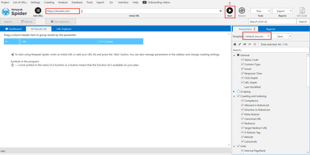 Conduct a technical audit of the website